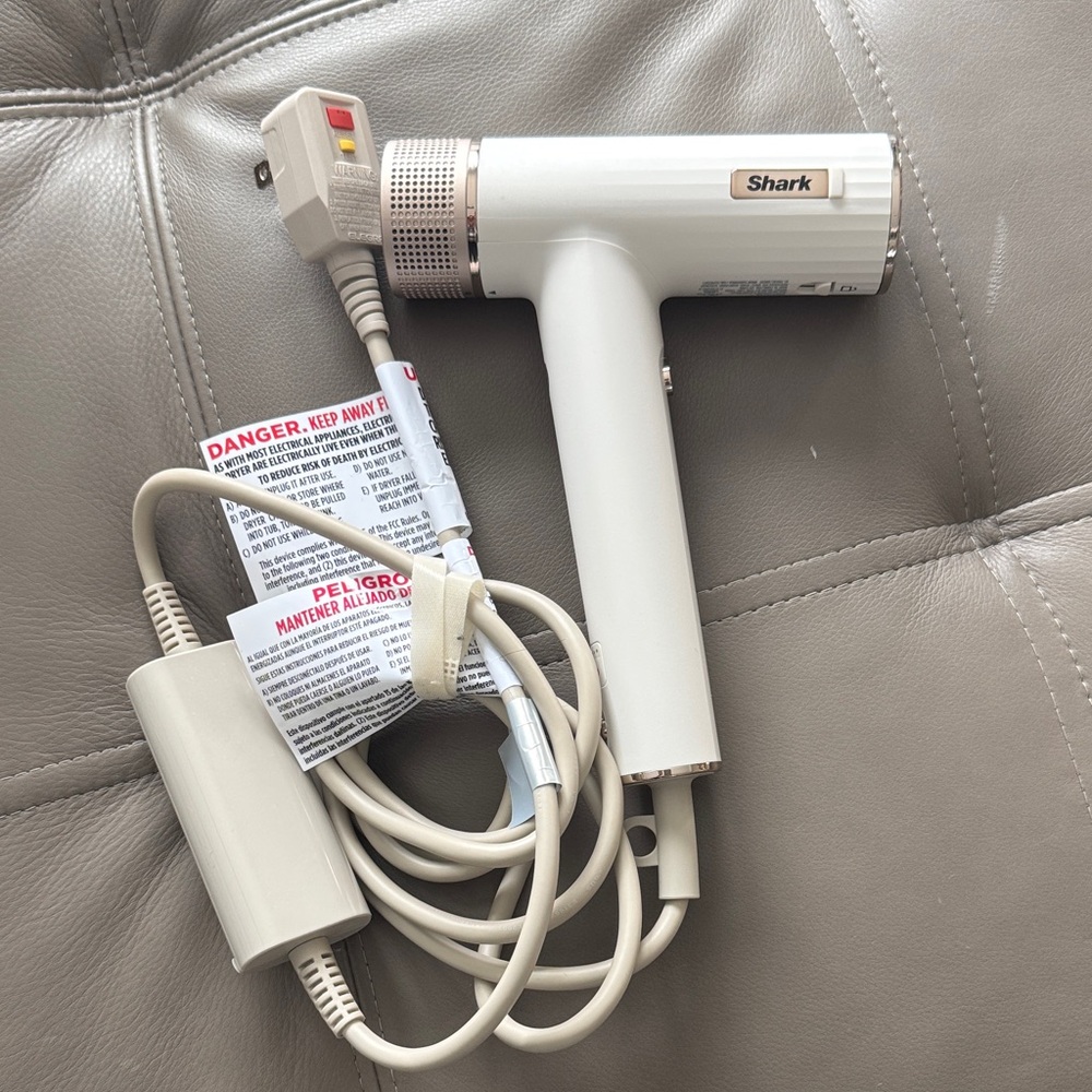 Shark White Hair Dryer
